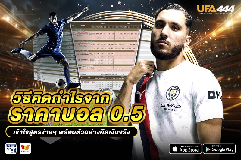 วิธีคิดกำไรจาก ราคาบอล 0.5